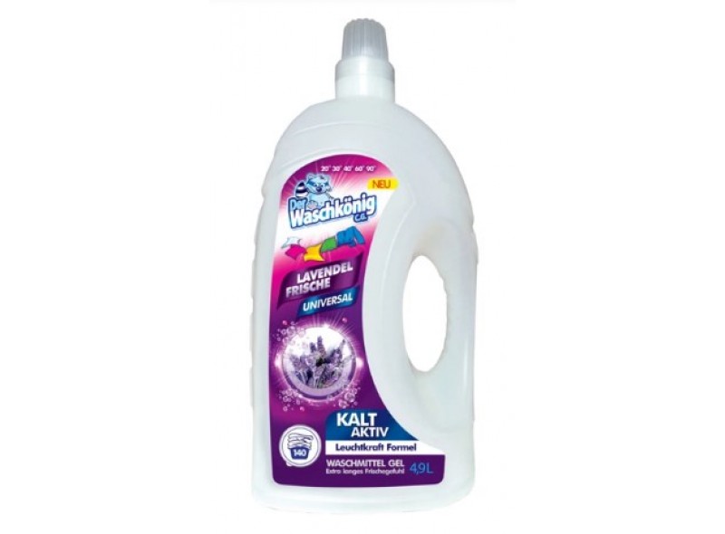 Гель для стирки WASCHKONIG Universal Lavendel Frische 4,9 л (лавандовая свежесть) (97-195)
